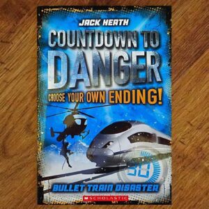 Countdown to Danger: #1 Bullet Train Disaster Chapter Book EUC