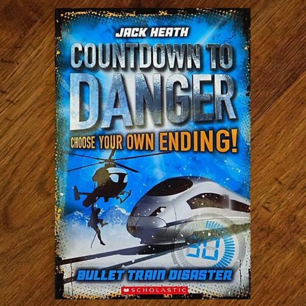 Countdown to Danger: #1 Bullet Train Disaster Chapter Book EUC