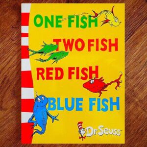 Dr Seuss: One Fish Two Fish Red Fish Blue Fish Picture Book NOS