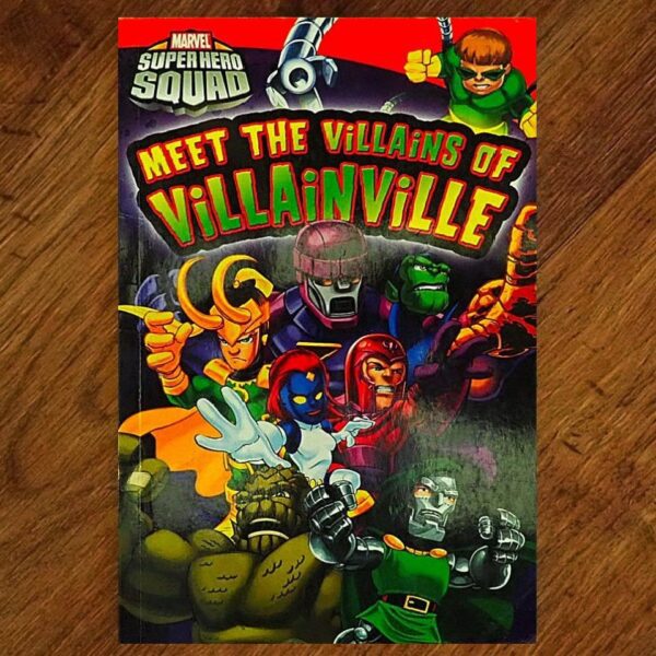 Marvel Comics: Meet the Villains of Villainville Picture Book EUC