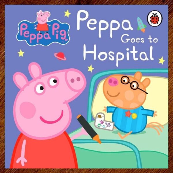 Peppa Pig: Peppa Goes to Hospital Board Book EUC