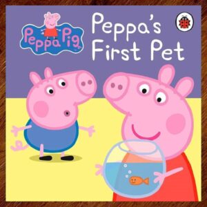Peppa Pig: Peppa's First Pet Board Book EUC
