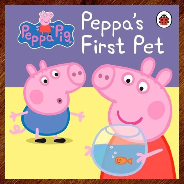 Peppa Pig: Peppa's First Pet Board Book EUC