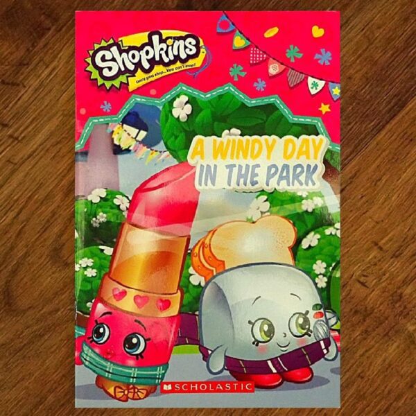 Shopkins: A Windy Day in the Park Picture Story Book EUC