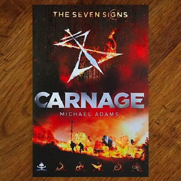 The Seven Signs Series: #2 Carnage Junior Novel NOS
