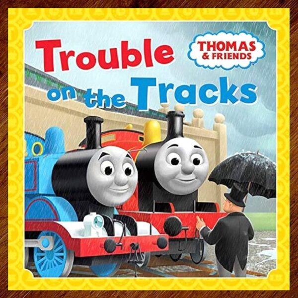 Thomas & Friends: Trouble on the Tracks Board Book NOS