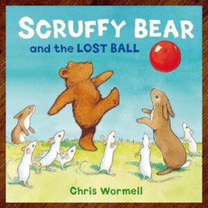 Scruffy Bear and the Lost Ball Picture Story Book EUC
