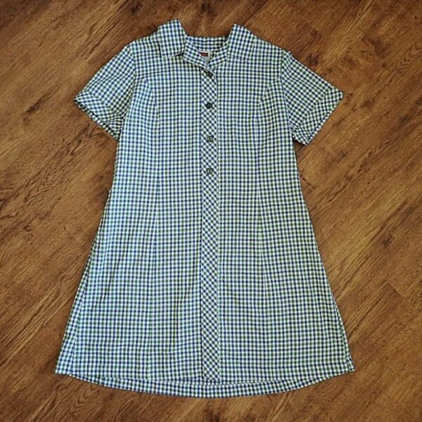 Size 14L PSW: Ballarat High School BHS Plaid Summer Dress EUC