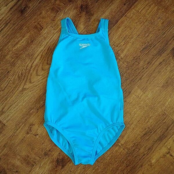 Size 5 Speedo One-Piece Flyback Swimsuit EUC