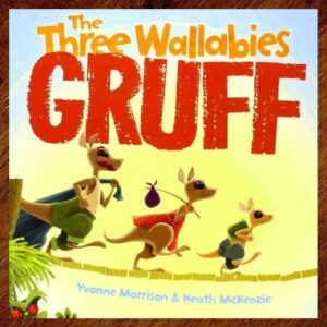 The Three Wallabies Gruff Picture Story Book EUC