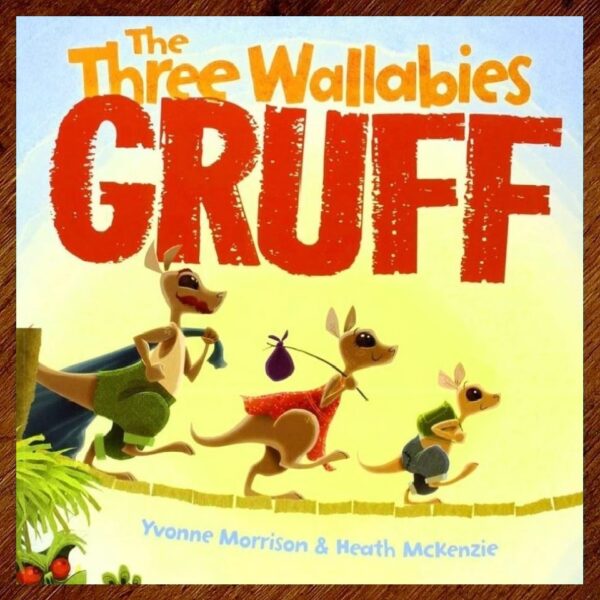 The Three Wallabies Gruff Picture Story Book EUC