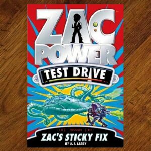 Zac Power Test Drive: #4 Zac's Sticky Fix Chapter Book EUC