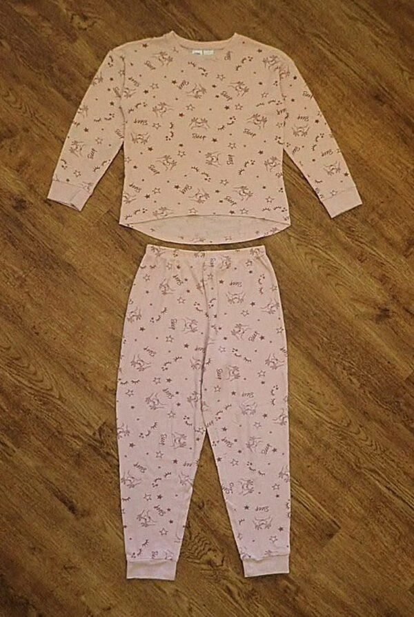 Size 10 Anko Long Sleeve Toffee Coloured Patterned Pyjamas EUC - Image 2