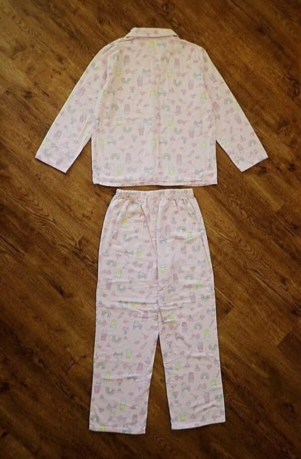 Size 14 Brilliant Basics Pink Flannelette Pyjamas GUC - Image 3