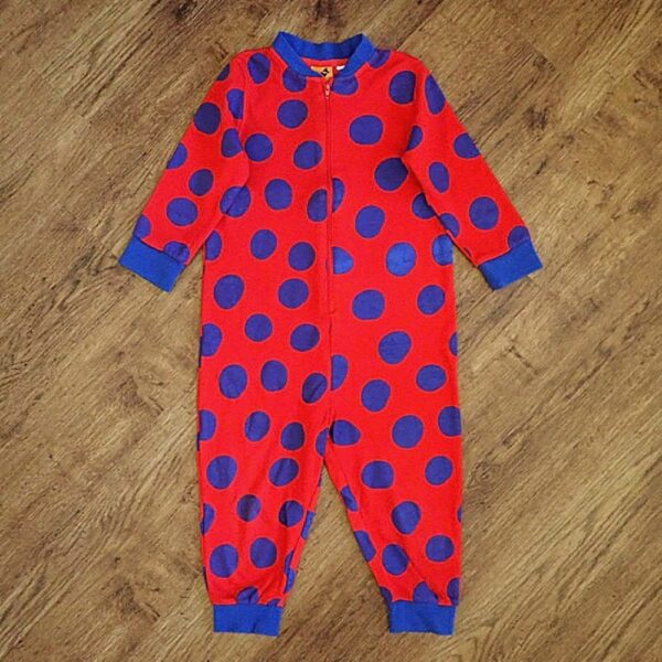 Size 3 Tilt Red & Blue Sleepsuit GUC - Image 2