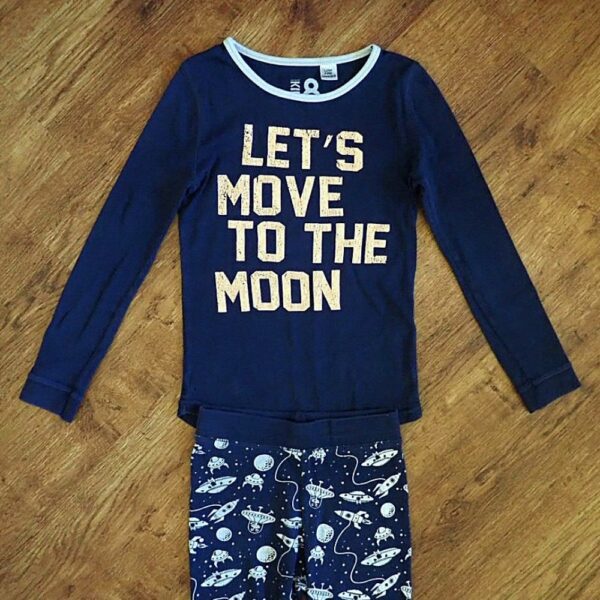 Size 8 Cotton On Kids 'Let's Move To The Moon' Pyjamas GUC