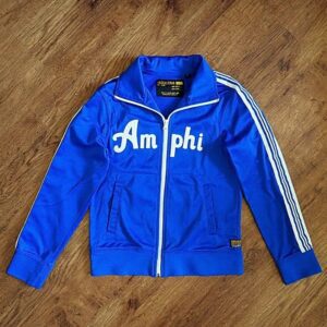 Size 10 Industrie Blue 'Amphi' Athletics Jacket EUC