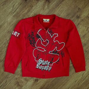 Size 12 The Simpsons 'Skate Royalty' Zip-Through Jacket EUC