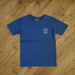Size 14 K-D 'No Bad Days' Blue Tee EUC