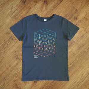 Size 14 Target Grey Geometric Tee EUC