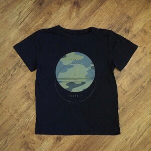 Size 14 Target Youth Black Organic Cotton Tee EUC