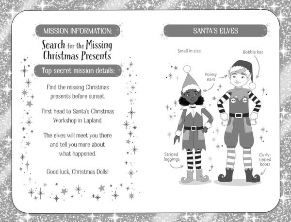 Sticker Dolly Story Series: #9 Christmas Mystery Junior Novel EUC - Image 3
